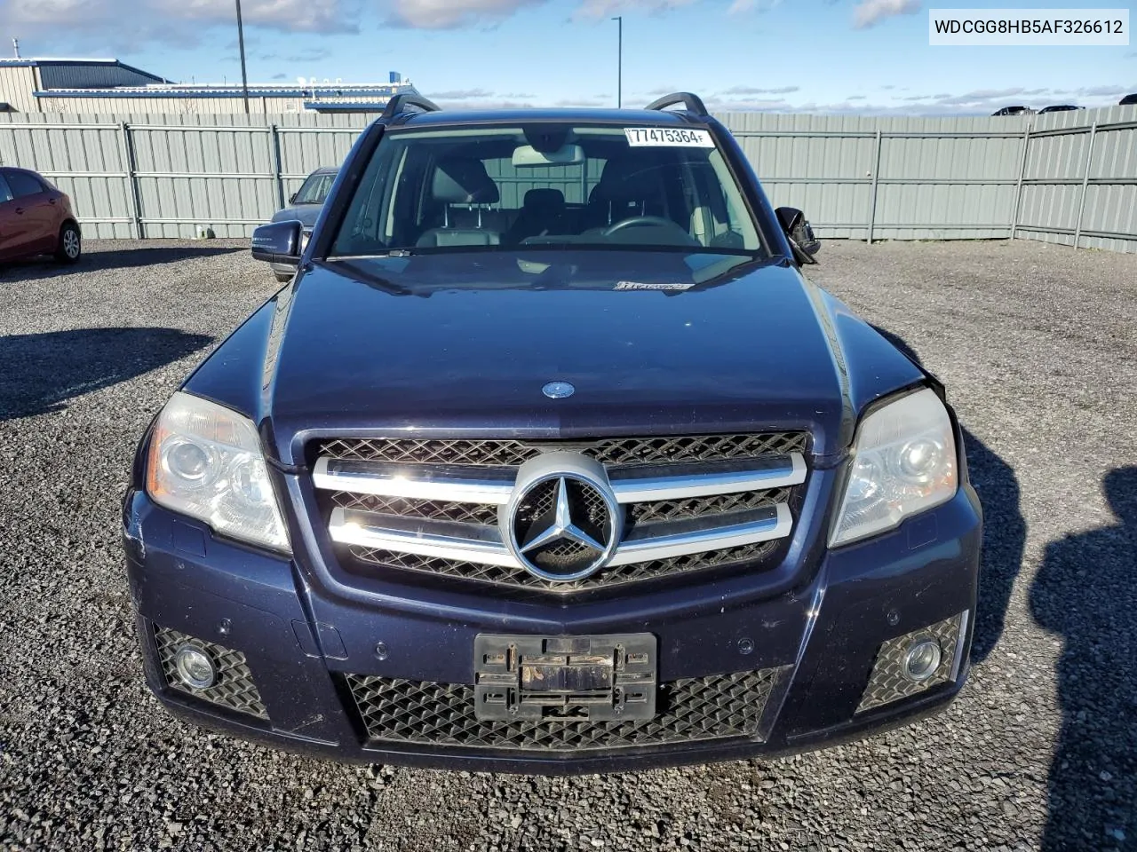 2010 Mercedes-Benz Glk 350 4Matic VIN: WDCGG8HB5AF326612 Lot: 77475364