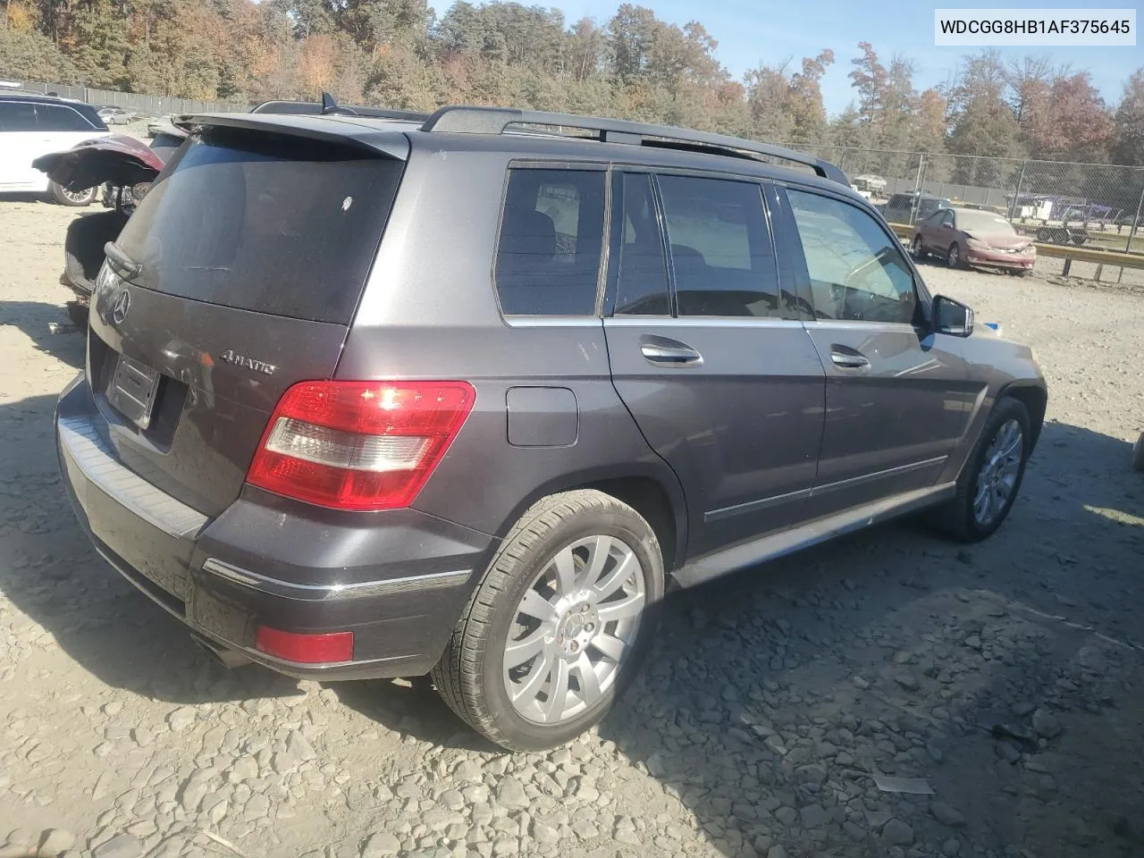 2010 Mercedes-Benz Glk 350 4Matic VIN: WDCGG8HB1AF375645 Lot: 78573404