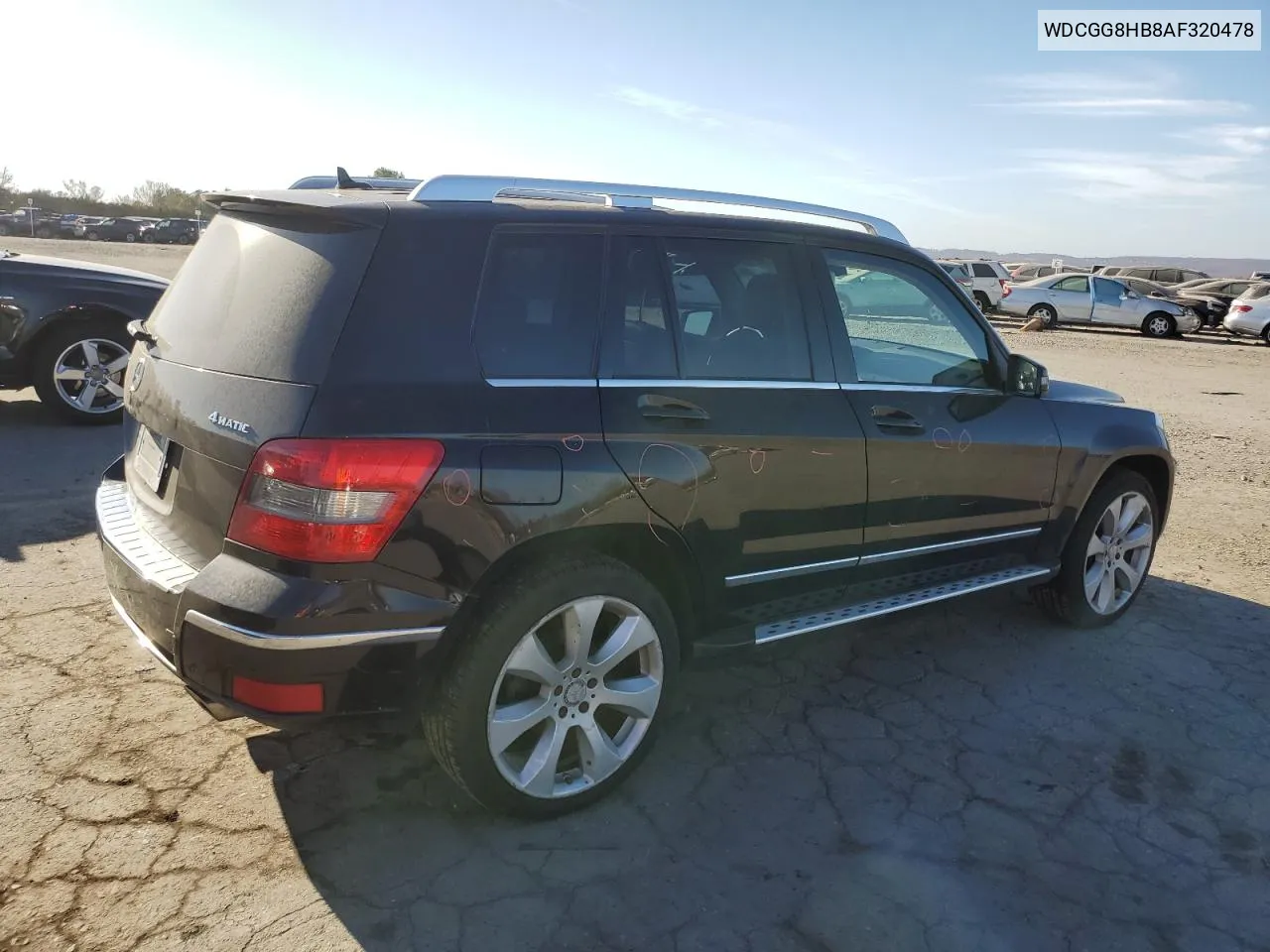 2010 Mercedes-Benz Glk 350 4Matic VIN: WDCGG8HB8AF320478 Lot: 79501264