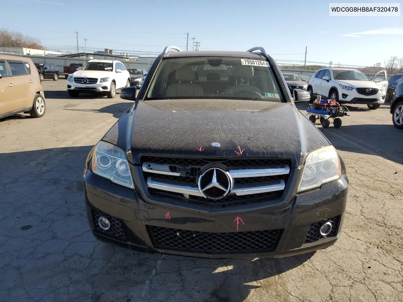 2010 Mercedes-Benz Glk 350 4Matic VIN: WDCGG8HB8AF320478 Lot: 79501264