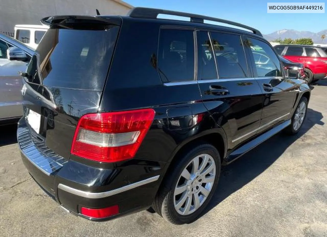 2010 Mercedes-Benz Glk 350 VIN: WDCGG5GB9AF449216 Lot: 81513434