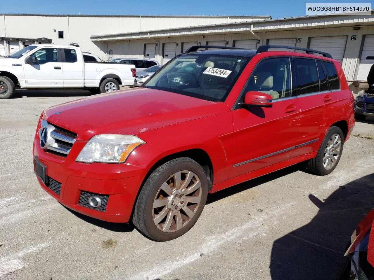 2011 Mercedes-Benz Glk 350 4Matic VIN: WDCGG8HB1BF614970 Lot: 57534584