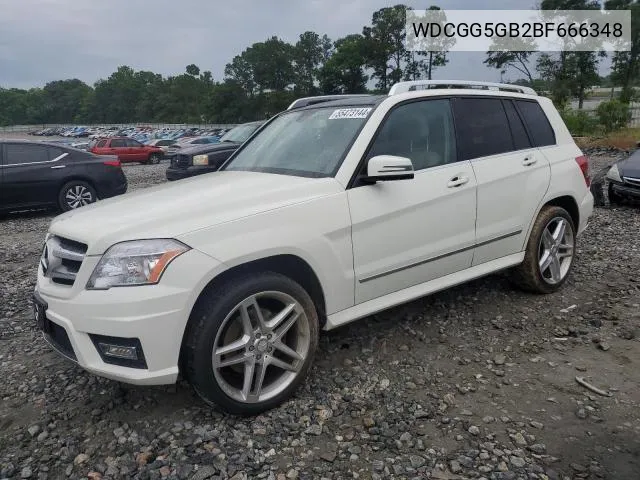 2011 Mercedes-Benz Glk 350 VIN: WDCGG5GB2BF666348 Lot: 60630524