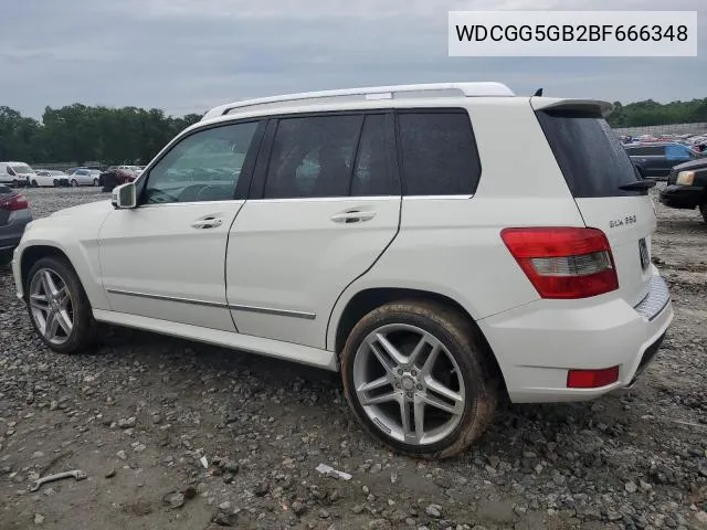 2011 Mercedes-Benz Glk 350 VIN: WDCGG5GB2BF666348 Lot: 60630524