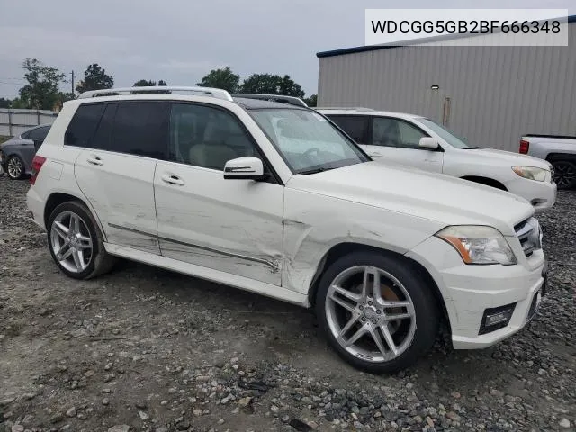 2011 Mercedes-Benz Glk 350 VIN: WDCGG5GB2BF666348 Lot: 60630524