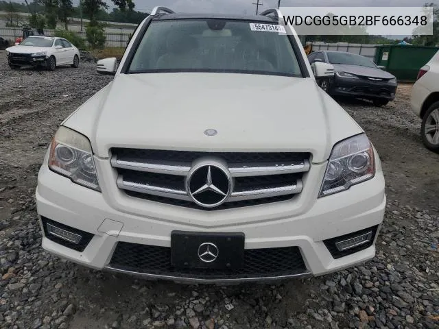 2011 Mercedes-Benz Glk 350 VIN: WDCGG5GB2BF666348 Lot: 60630524