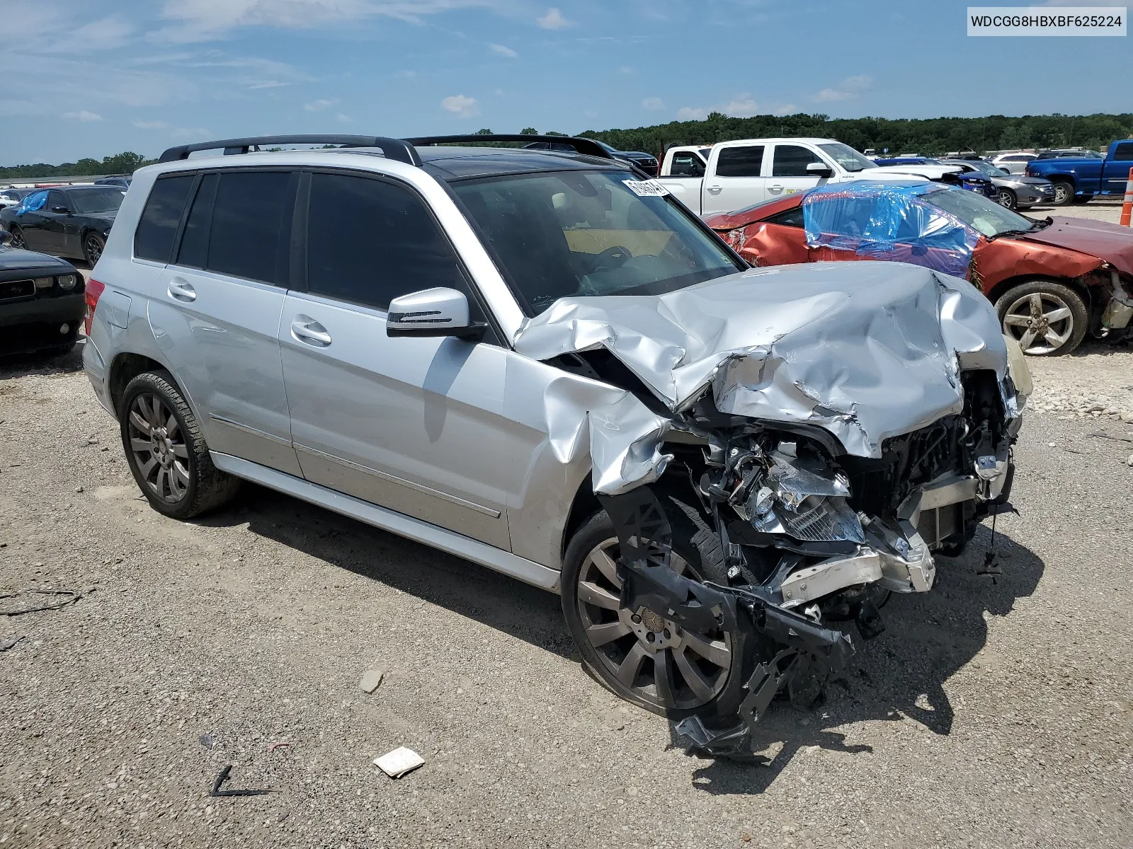 2011 Mercedes-Benz Glk 350 4Matic VIN: WDCGG8HBXBF625224 Lot: 61945674