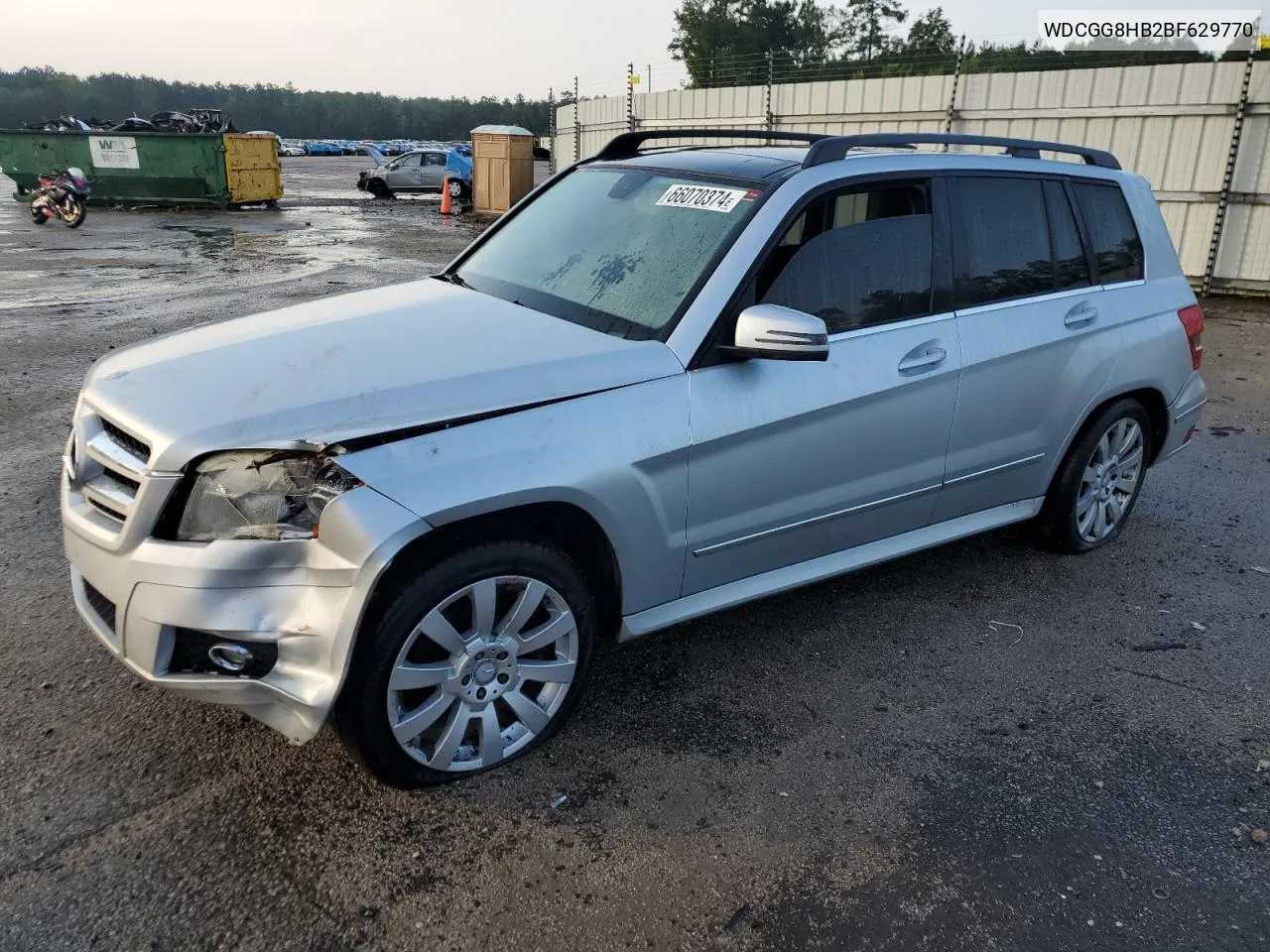 2011 Mercedes-Benz Glk 350 4Matic VIN: WDCGG8HB2BF629770 Lot: 66070374