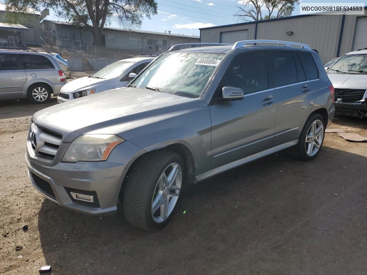 2011 Mercedes-Benz Glk 350 VIN: WDCGG5GB1BF534553 Lot: 68680894