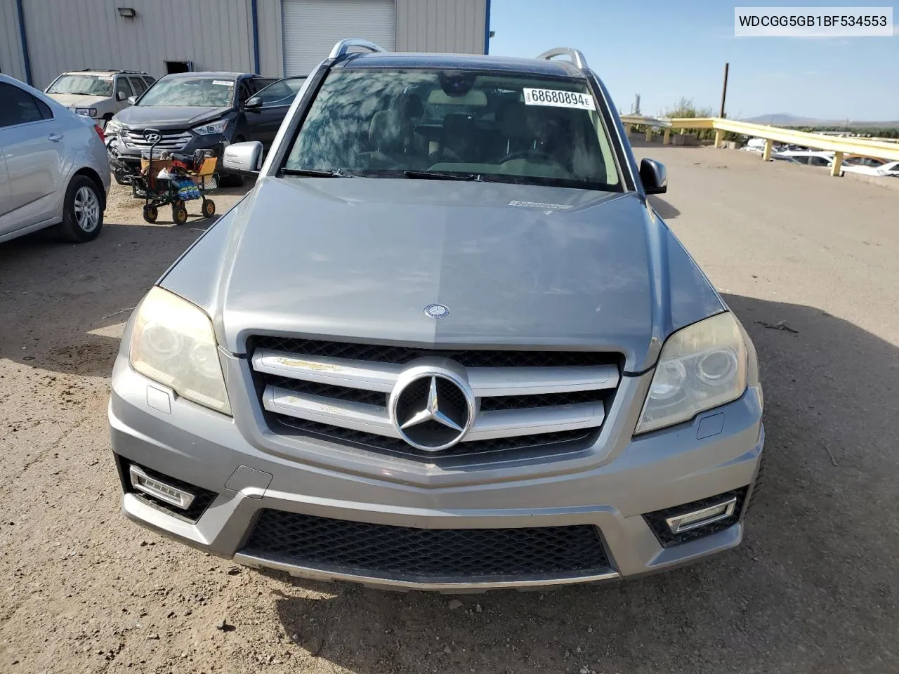 2011 Mercedes-Benz Glk 350 VIN: WDCGG5GB1BF534553 Lot: 68680894