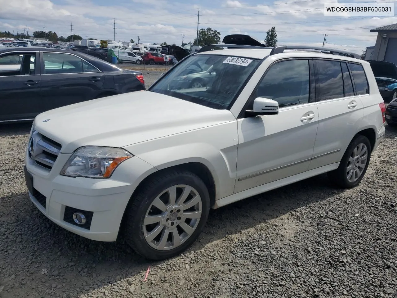 2011 Mercedes-Benz Glk 350 4Matic VIN: WDCGG8HB3BF606031 Lot: 69032394