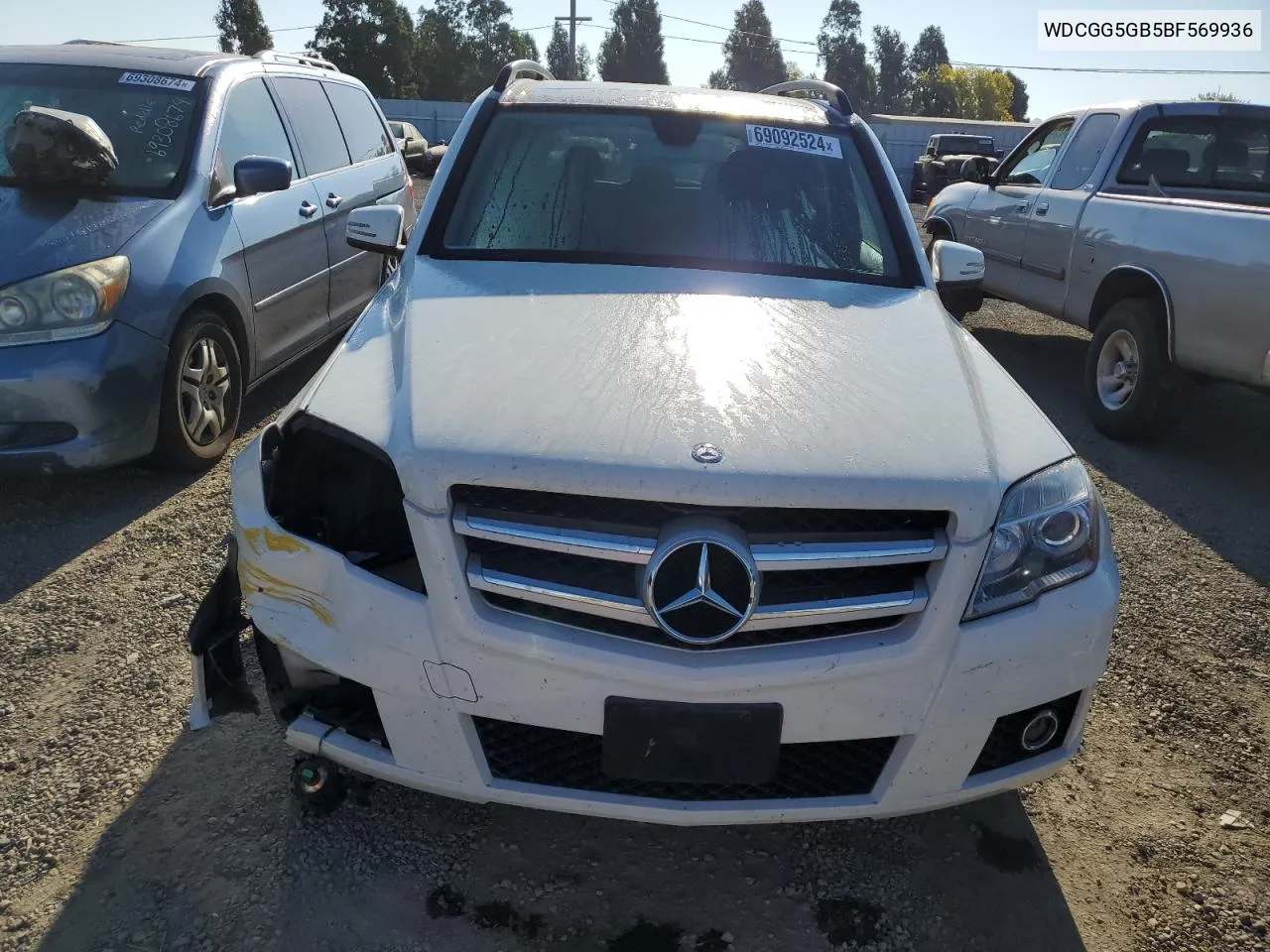 2011 Mercedes-Benz Glk 350 VIN: WDCGG5GB5BF569936 Lot: 69092524