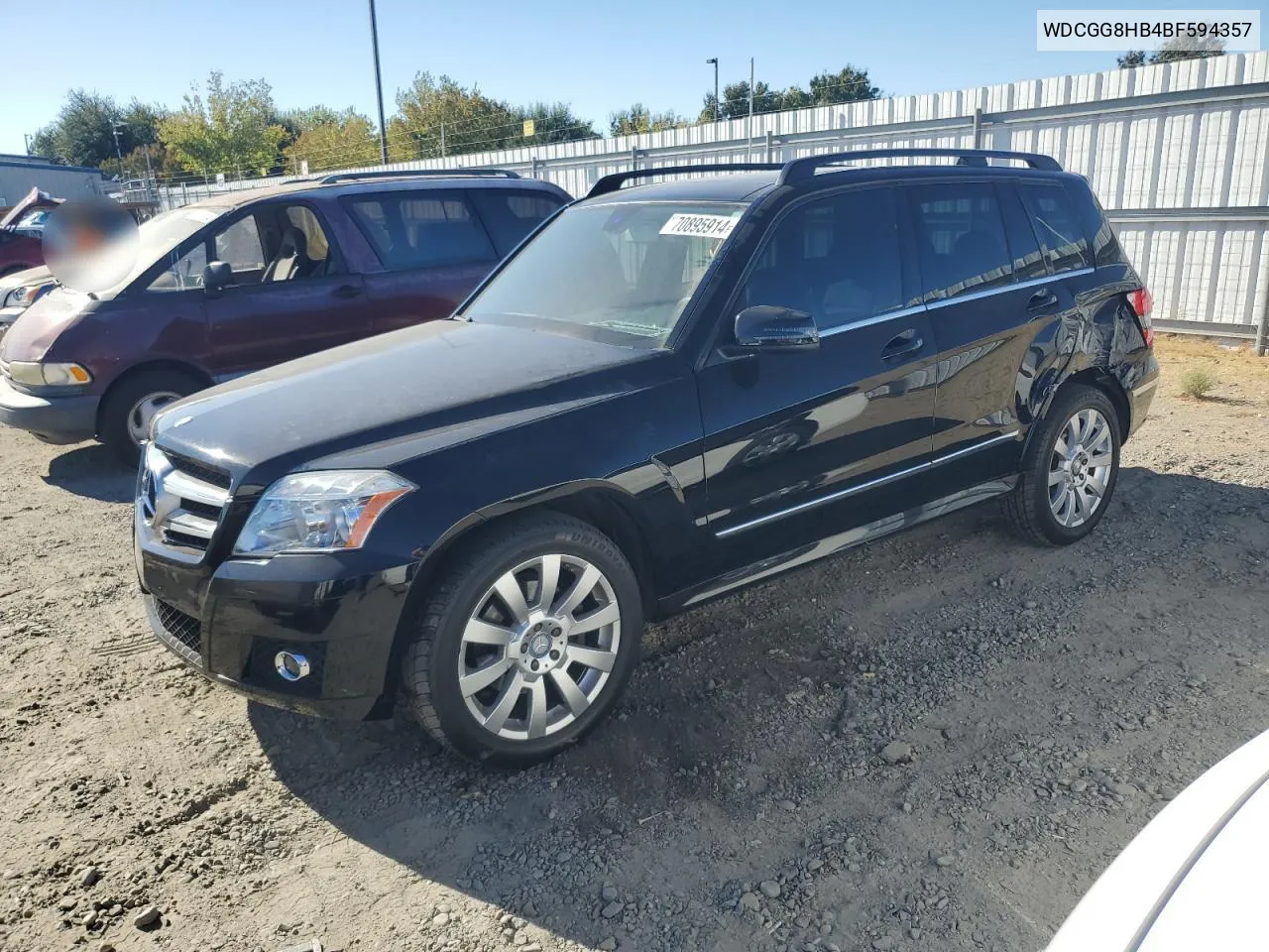 2011 Mercedes-Benz Glk 350 4Matic VIN: WDCGG8HB4BF594357 Lot: 70895914