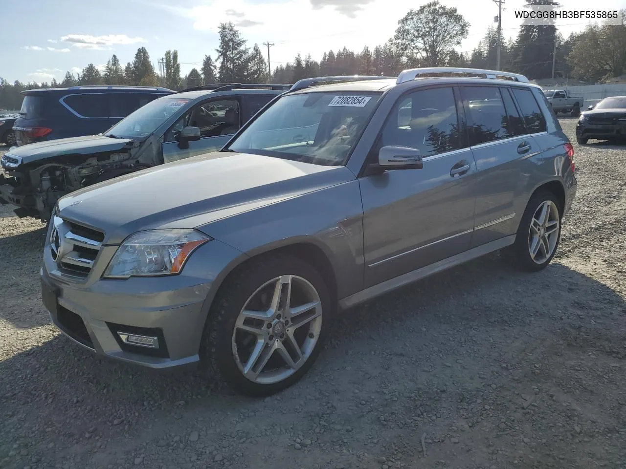 2011 Mercedes-Benz Glk 350 4Matic VIN: WDCGG8HB3BF535865 Lot: 72082854