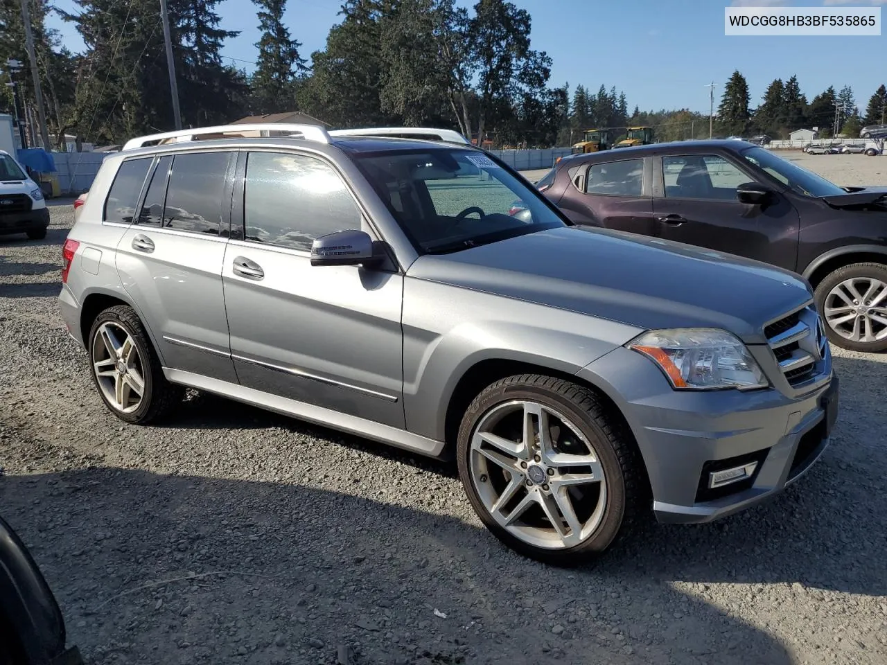 2011 Mercedes-Benz Glk 350 4Matic VIN: WDCGG8HB3BF535865 Lot: 72082854