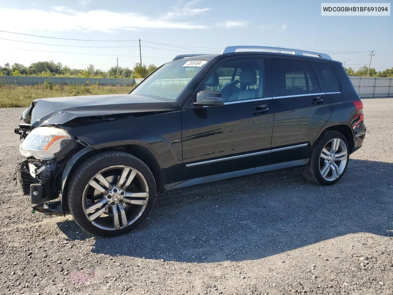 2011 Mercedes-Benz Glk 350 4Matic VIN: WDCGG8HB1BF691094 Lot: 72580494