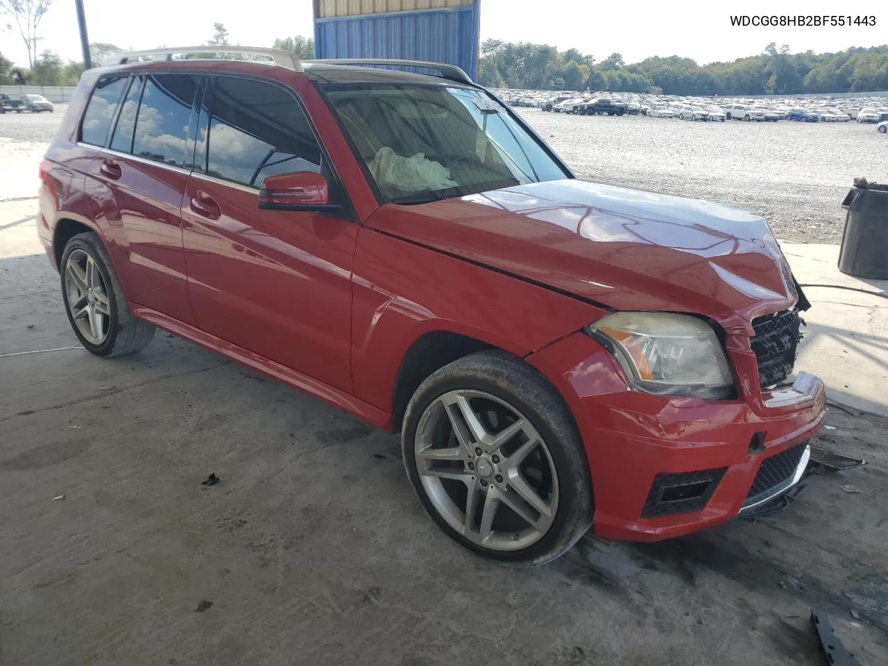 2011 Mercedes-Benz Glk 350 4Matic VIN: WDCGG8HB2BF551443 Lot: 72948104