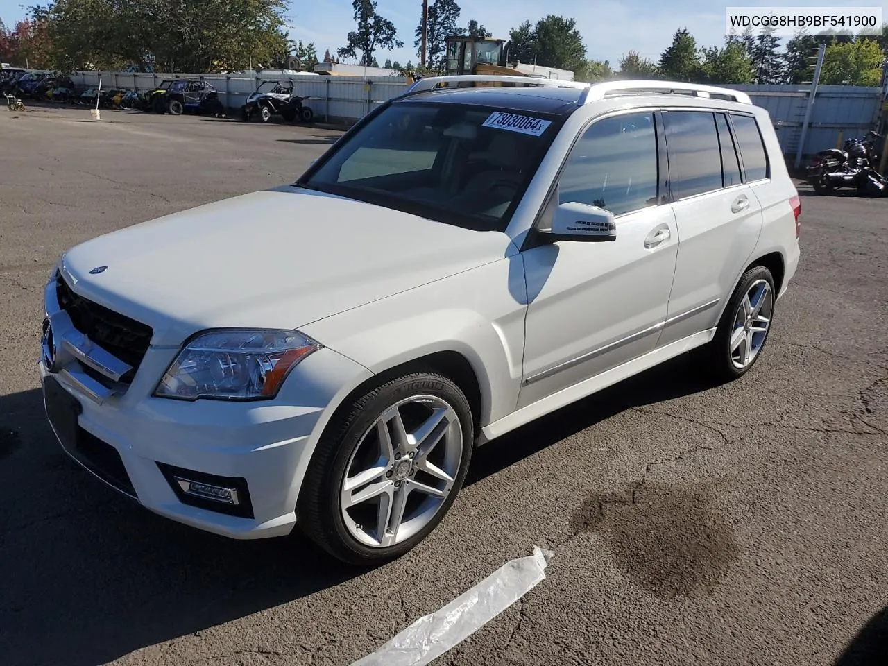 2011 Mercedes-Benz Glk 350 4Matic VIN: WDCGG8HB9BF541900 Lot: 73030064