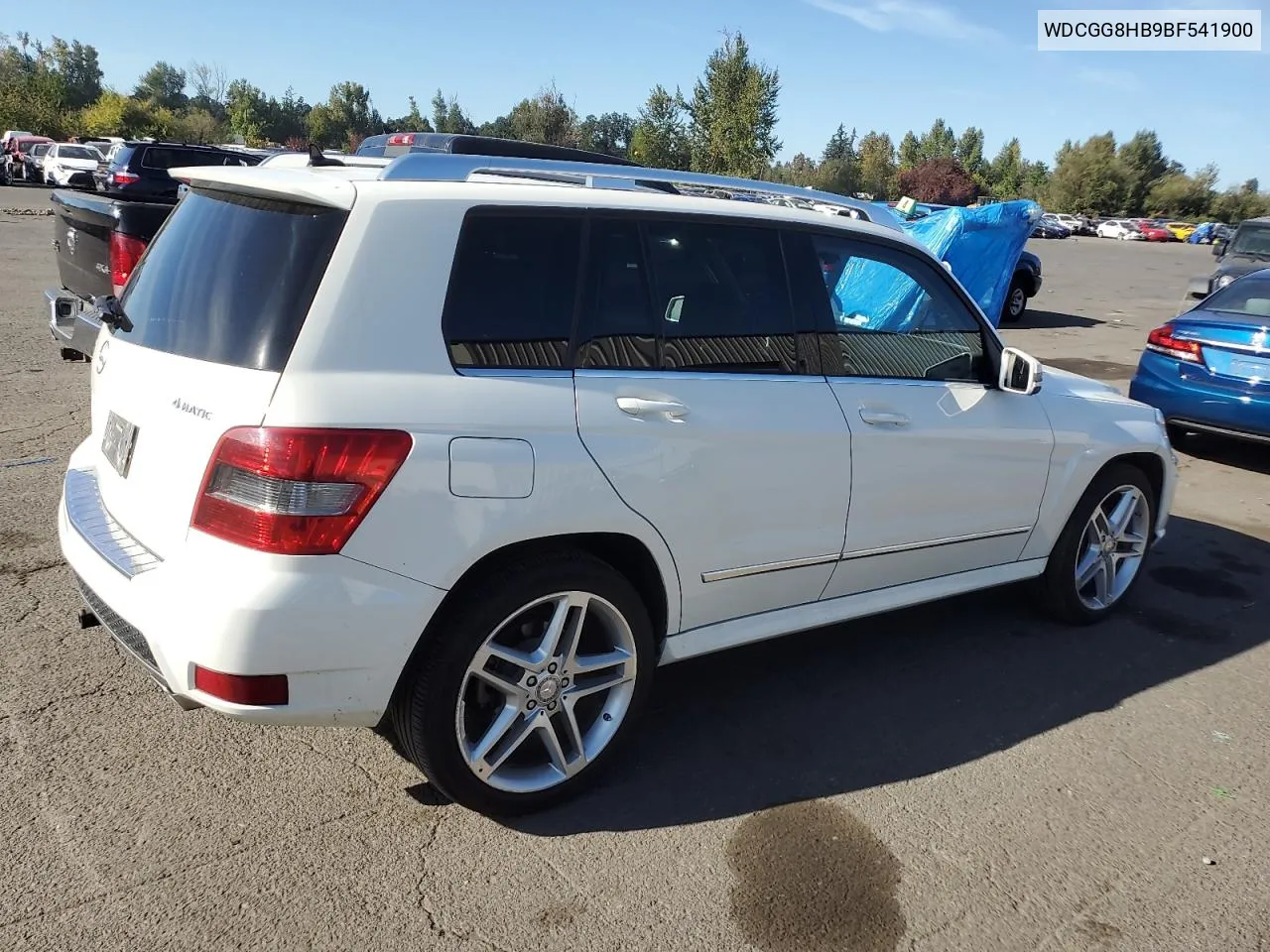 2011 Mercedes-Benz Glk 350 4Matic VIN: WDCGG8HB9BF541900 Lot: 73030064