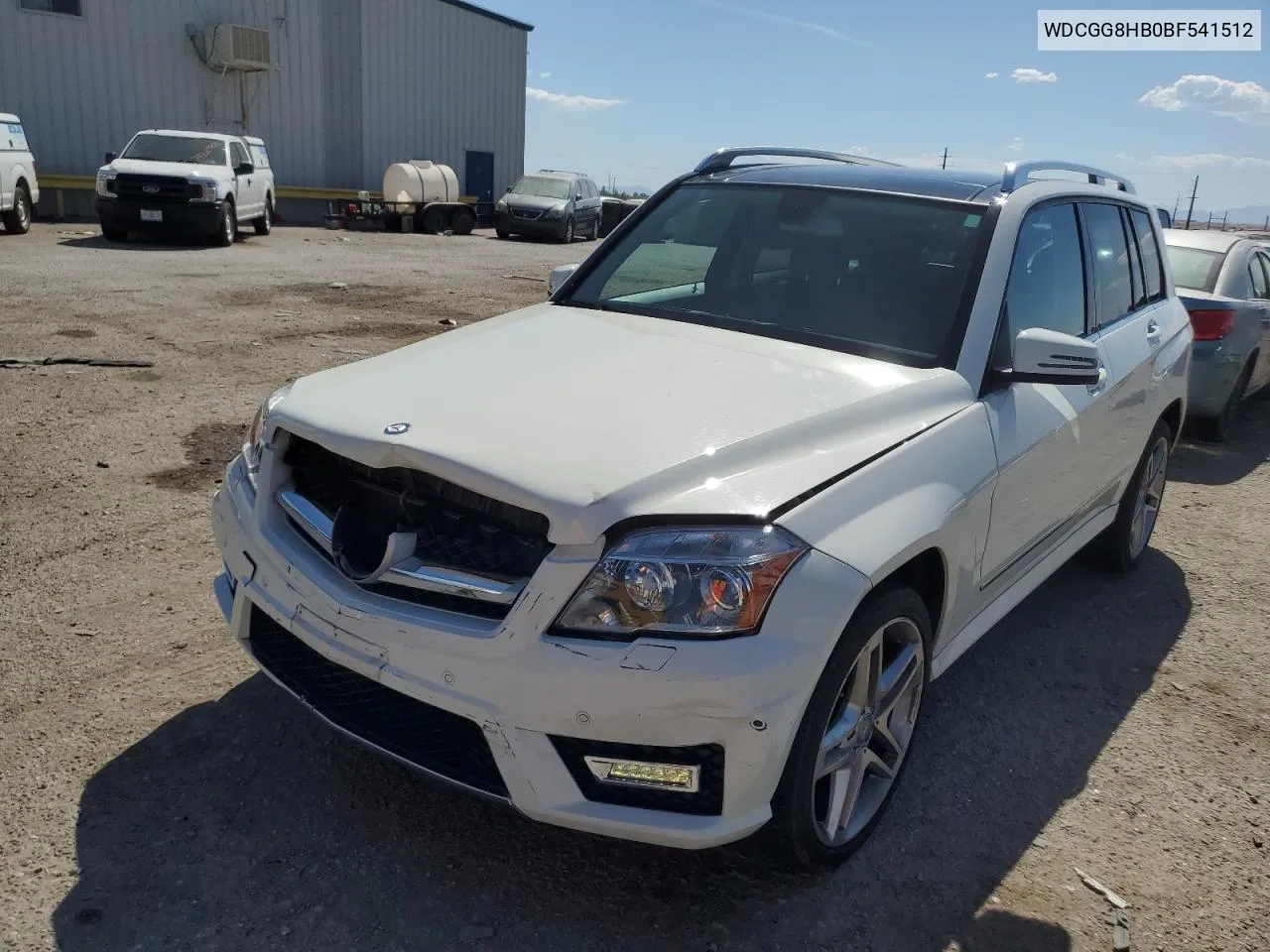 2011 Mercedes-Benz Glk 350 4Matic VIN: WDCGG8HB0BF541512 Lot: 74757634