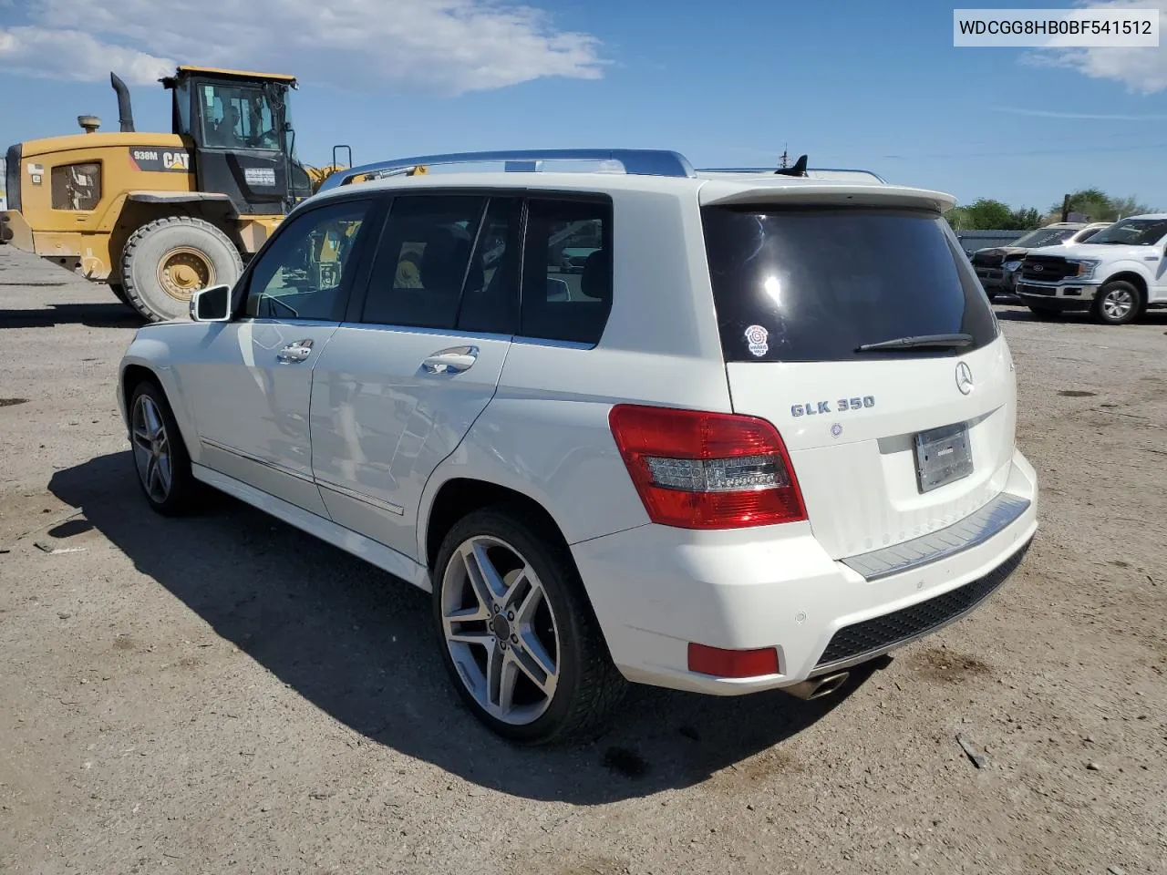 2011 Mercedes-Benz Glk 350 4Matic VIN: WDCGG8HB0BF541512 Lot: 74757634