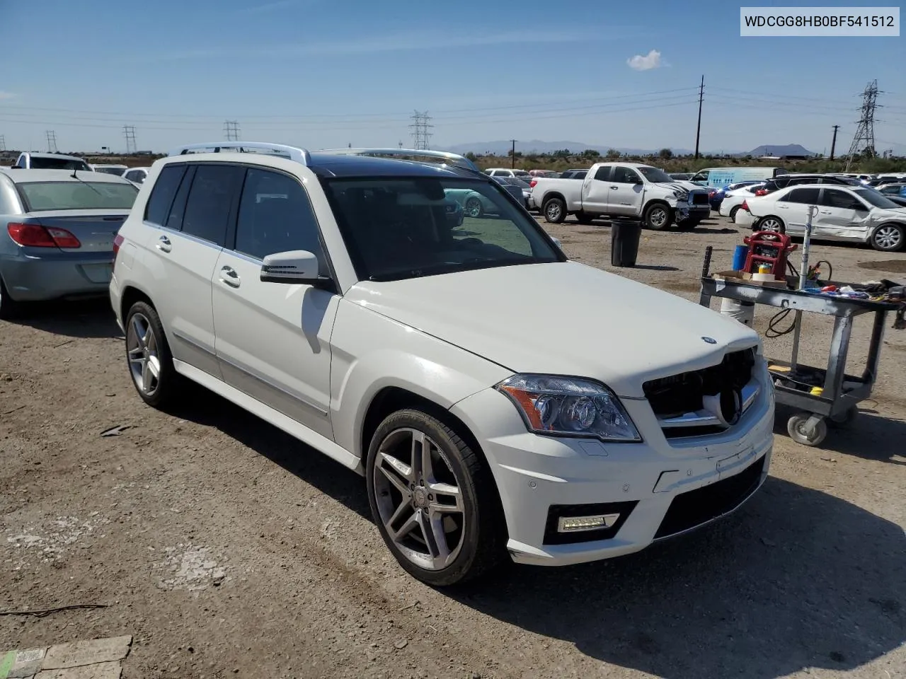 2011 Mercedes-Benz Glk 350 4Matic VIN: WDCGG8HB0BF541512 Lot: 74757634