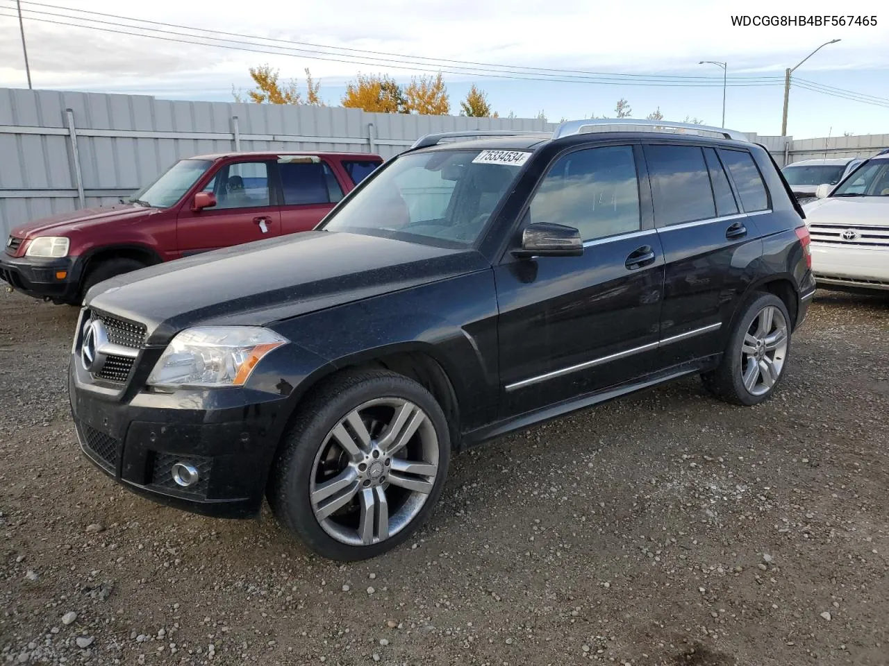 2011 Mercedes-Benz Glk 350 4Matic VIN: WDCGG8HB4BF567465 Lot: 75334534