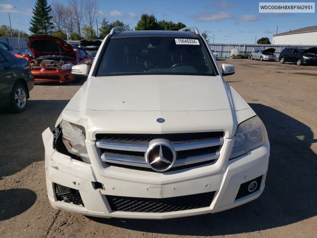 2011 Mercedes-Benz Glk 350 4Matic VIN: WDCGG8HBXBF562951 Lot: 75646334