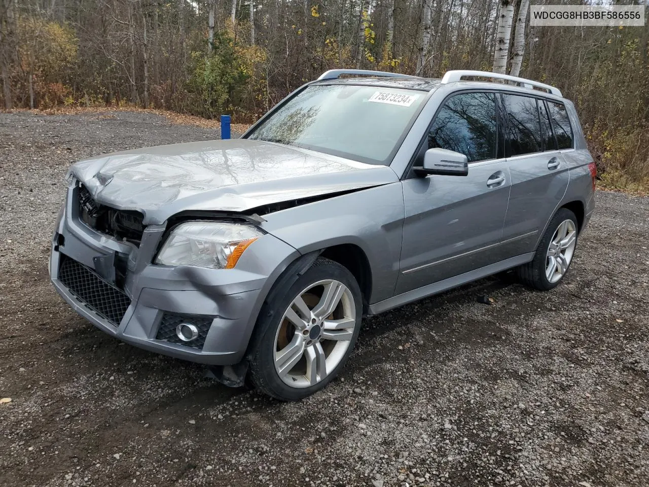 2011 Mercedes-Benz Glk 350 4Matic VIN: WDCGG8HB3BF586556 Lot: 75873234