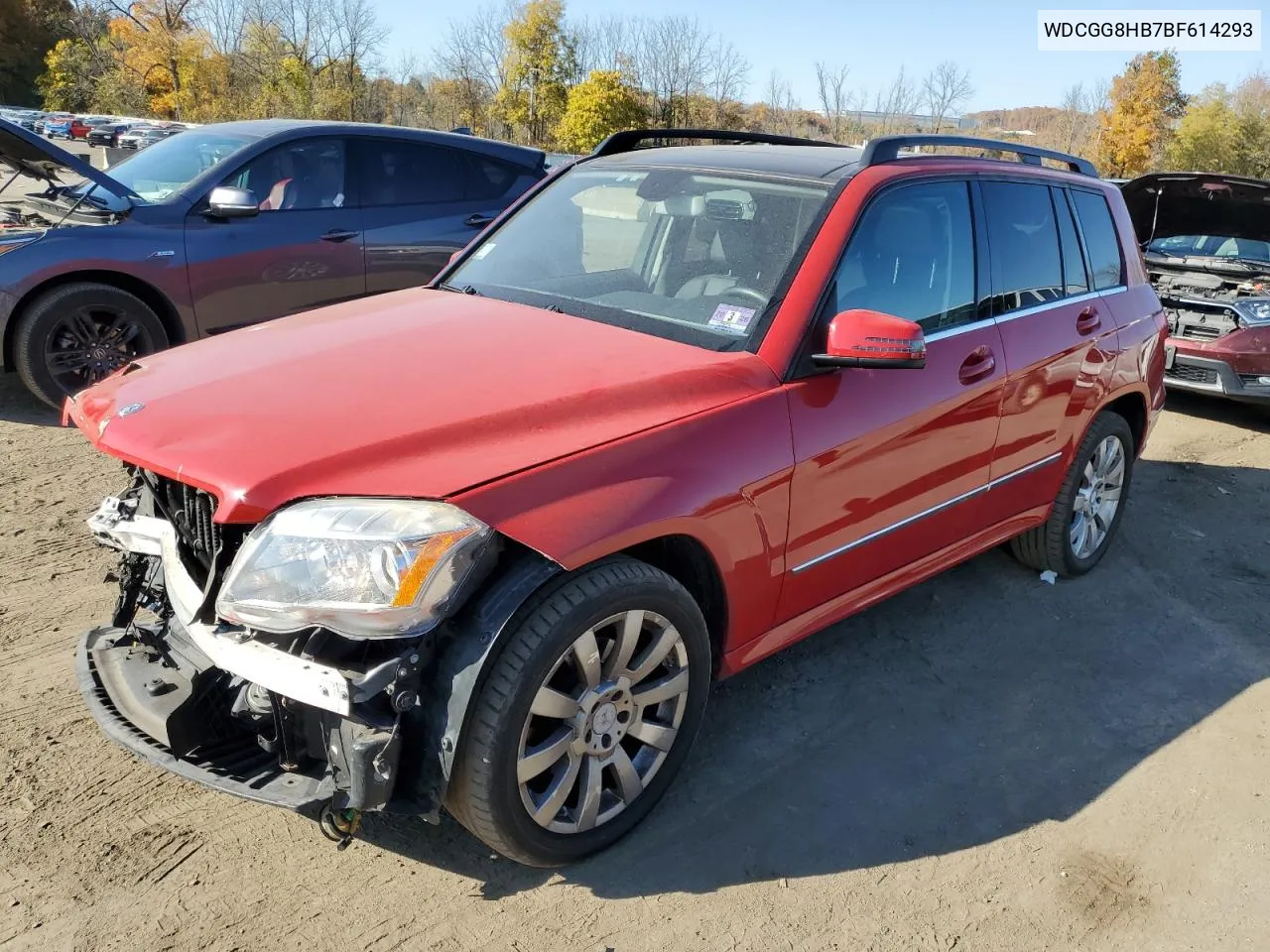 2011 Mercedes-Benz Glk 350 4Matic VIN: WDCGG8HB7BF614293 Lot: 76344094