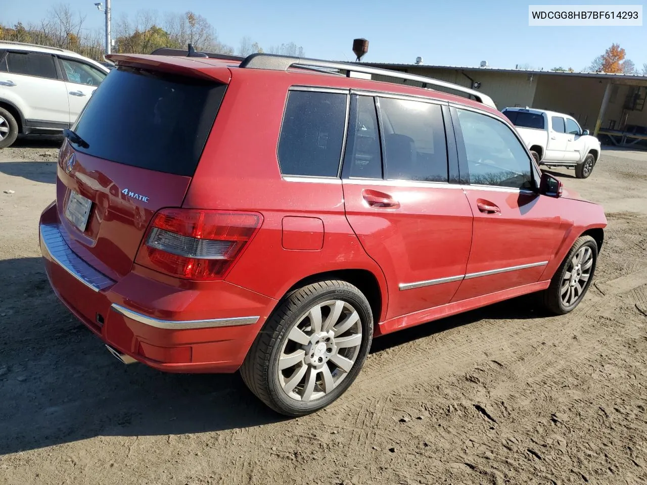 2011 Mercedes-Benz Glk 350 4Matic VIN: WDCGG8HB7BF614293 Lot: 76344094