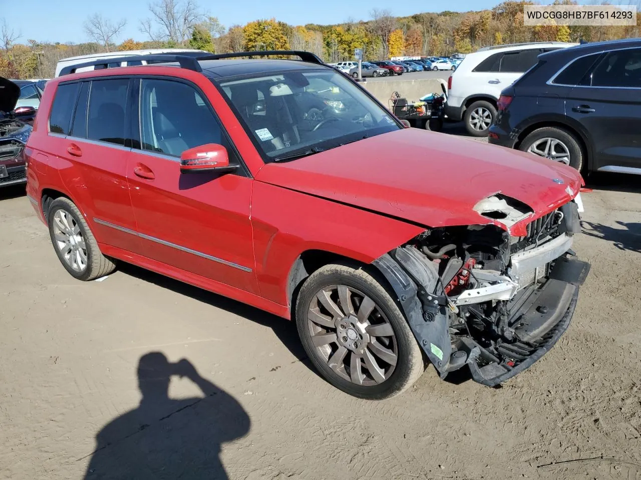 2011 Mercedes-Benz Glk 350 4Matic VIN: WDCGG8HB7BF614293 Lot: 76344094