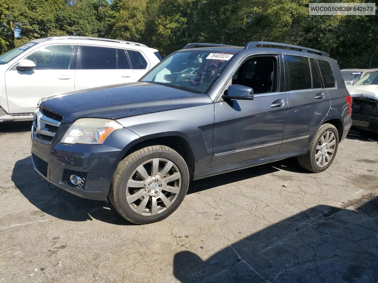 2011 Mercedes-Benz Glk 350 VIN: WDCGG5GB3BF642673 Lot: 76402024