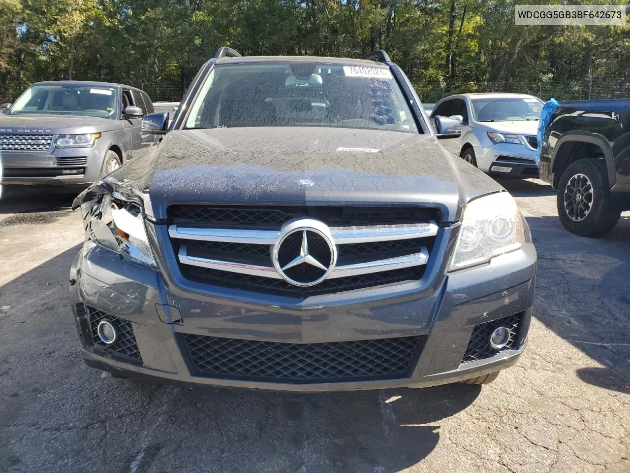 2011 Mercedes-Benz Glk 350 VIN: WDCGG5GB3BF642673 Lot: 76402024