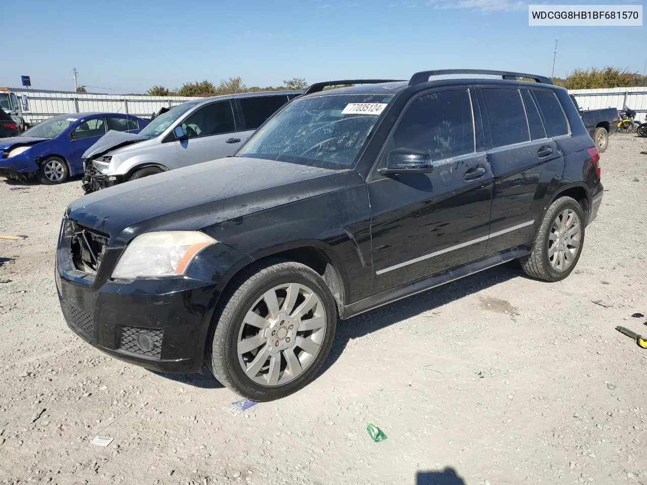 2011 Mercedes-Benz Glk 350 4Matic VIN: WDCGG8HB1BF681570 Lot: 77035124