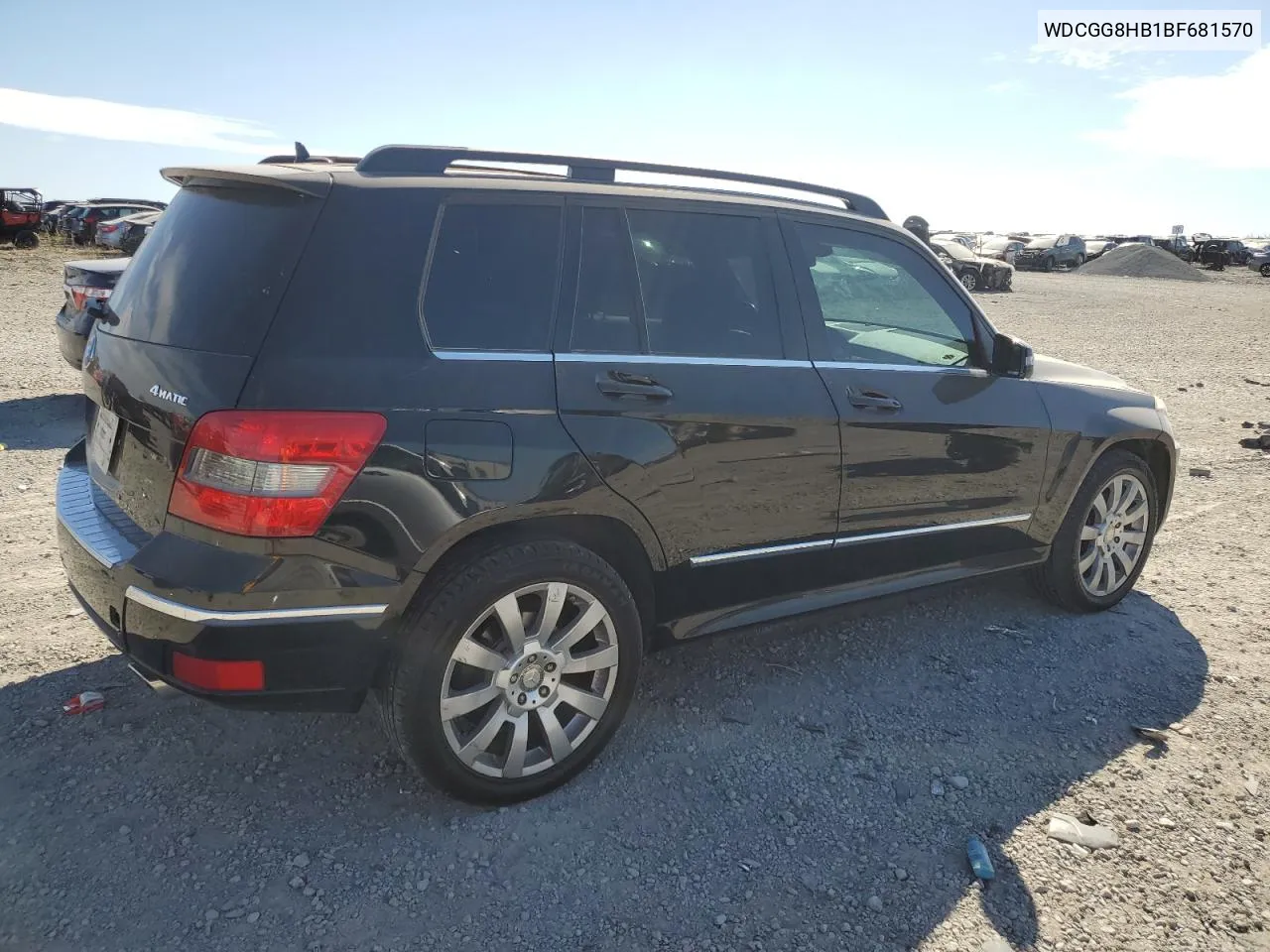 2011 Mercedes-Benz Glk 350 4Matic VIN: WDCGG8HB1BF681570 Lot: 77035124