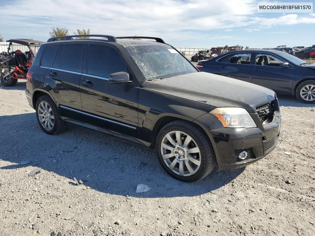 2011 Mercedes-Benz Glk 350 4Matic VIN: WDCGG8HB1BF681570 Lot: 77035124