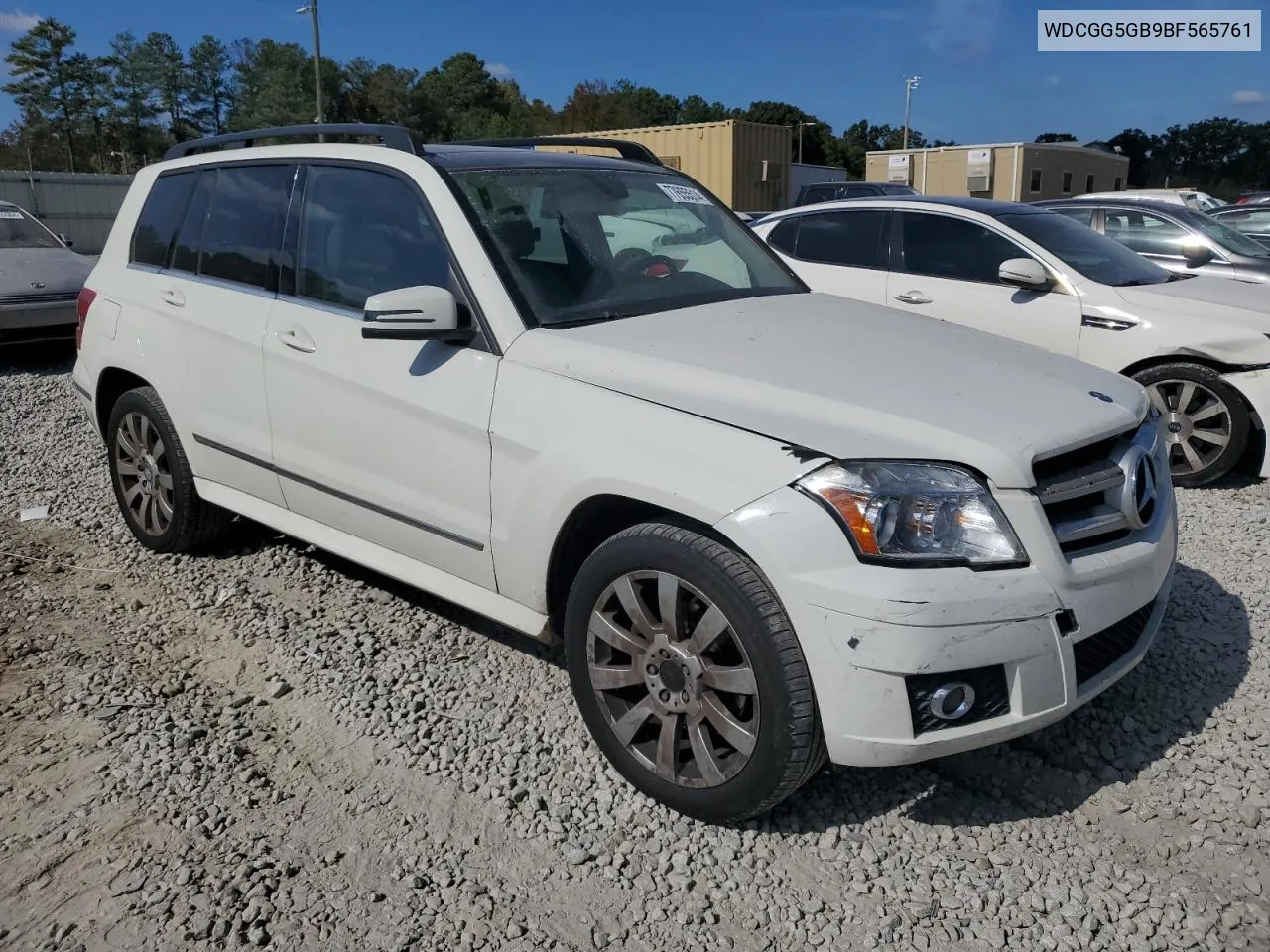 2011 Mercedes-Benz Glk 350 VIN: WDCGG5GB9BF565761 Lot: 77655514