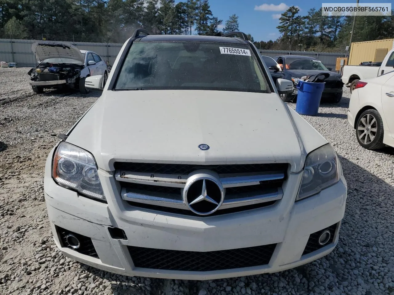 2011 Mercedes-Benz Glk 350 VIN: WDCGG5GB9BF565761 Lot: 77655514