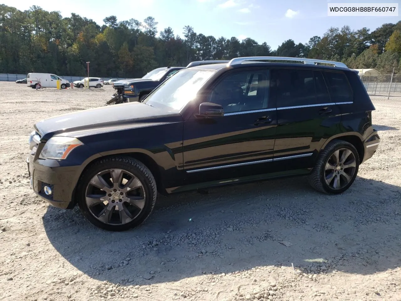 2011 Mercedes-Benz Glk 350 4Matic VIN: WDCGG8HB8BF660747 Lot: 77657024