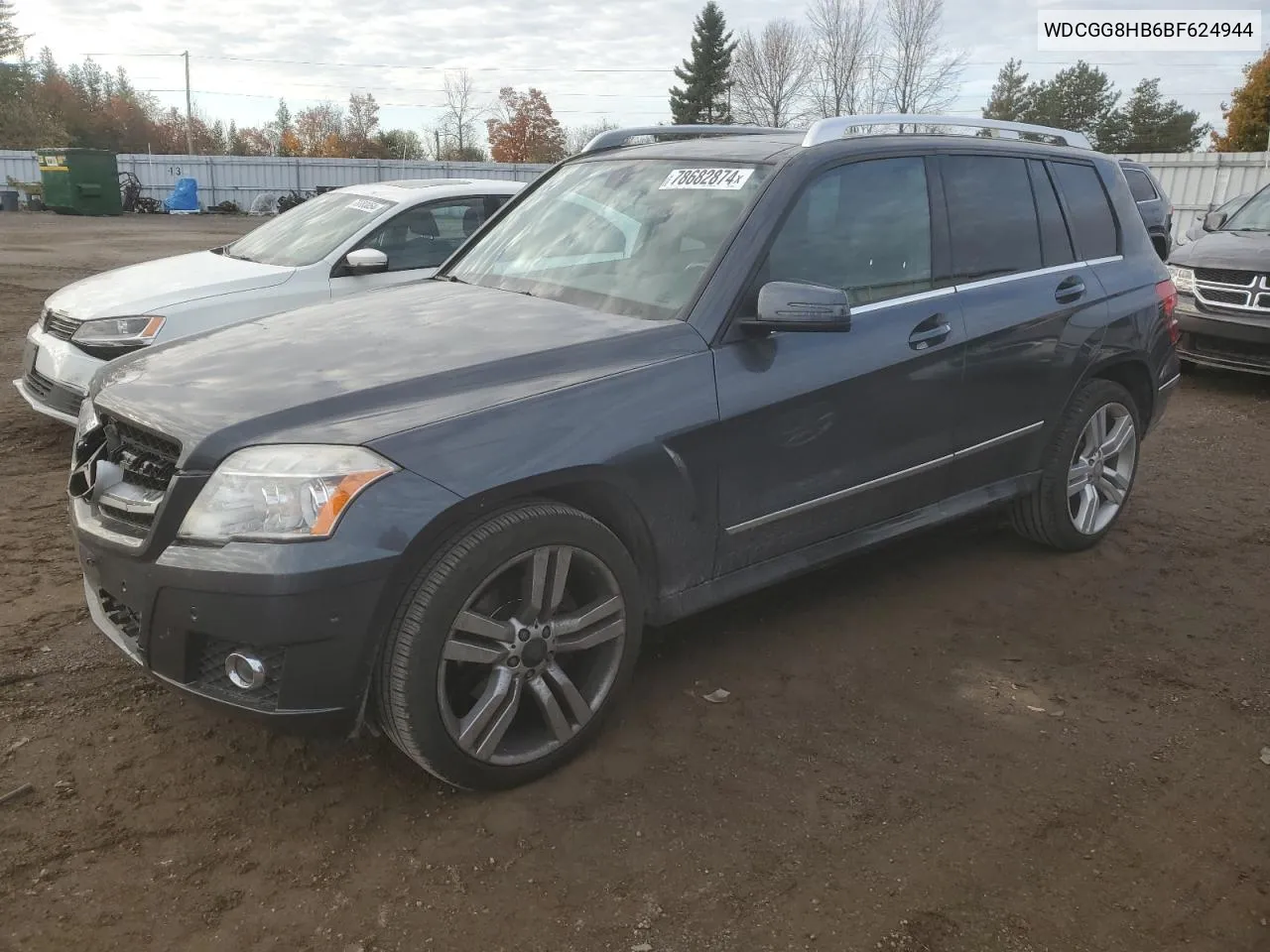 2011 Mercedes-Benz Glk 350 4Matic VIN: WDCGG8HB6BF624944 Lot: 78682874