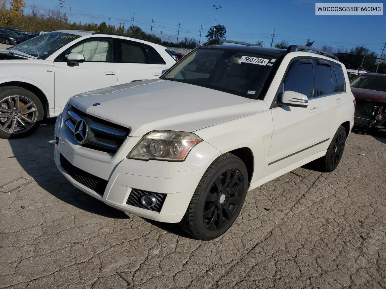 2011 Mercedes-Benz Glk 350 VIN: WDCGG5GB5BF660043 Lot: 79031704