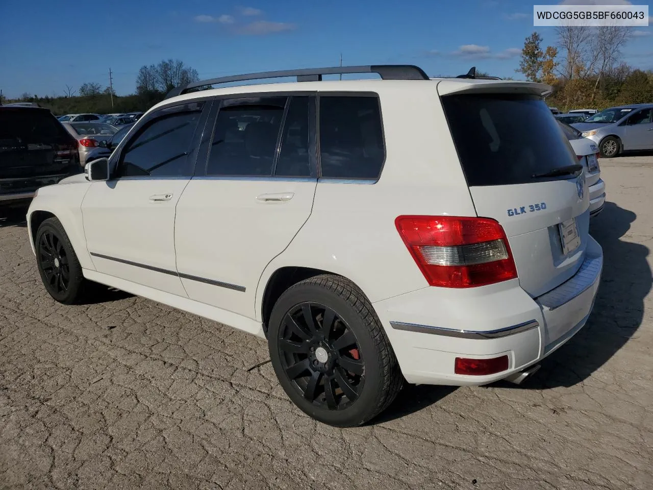 2011 Mercedes-Benz Glk 350 VIN: WDCGG5GB5BF660043 Lot: 79031704