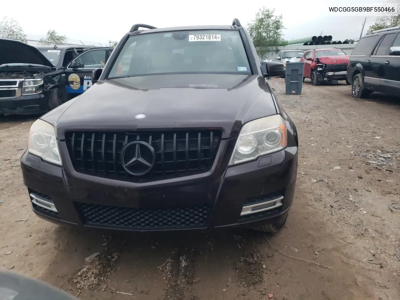 2011 Mercedes-Benz Glk 350 VIN: WDCGG5GB9BF550466 Lot: 79321814