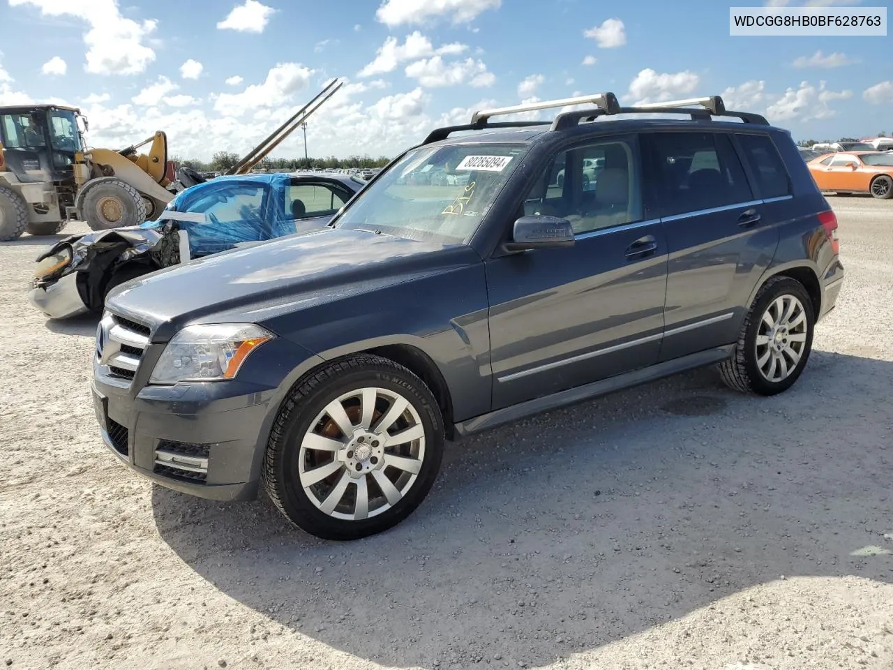 2011 Mercedes-Benz Glk 350 4Matic VIN: WDCGG8HB0BF628763 Lot: 80285094