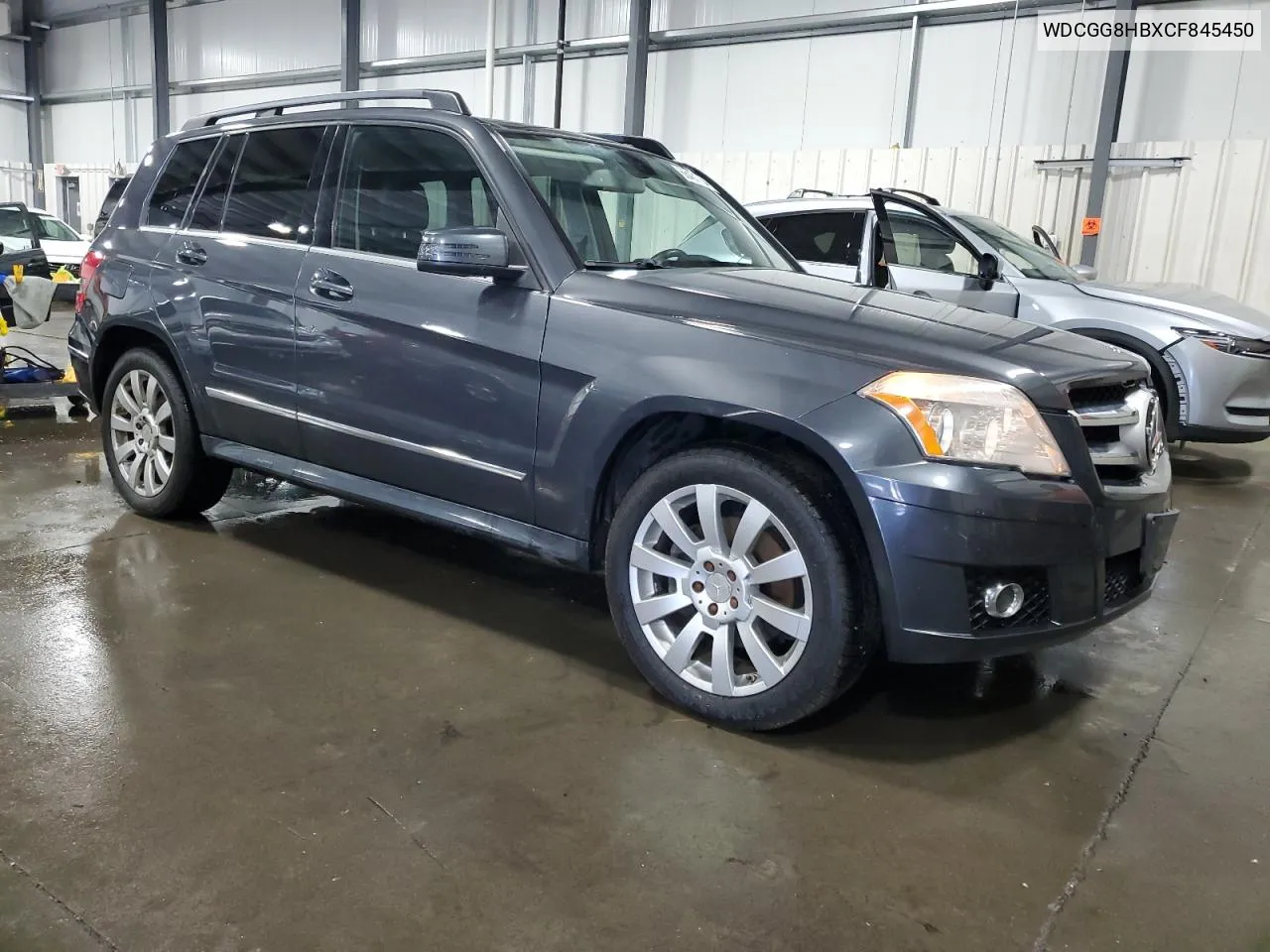 2012 Mercedes-Benz Glk 350 4Matic VIN: WDCGG8HBXCF845450 Lot: 66431134