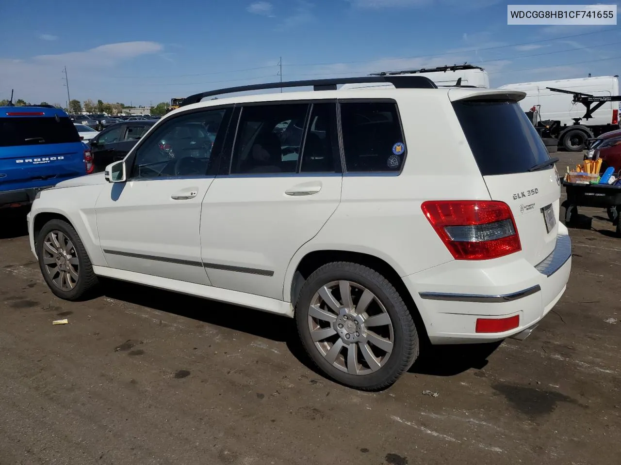 2012 Mercedes-Benz Glk 350 4Matic VIN: WDCGG8HB1CF741655 Lot: 69476054