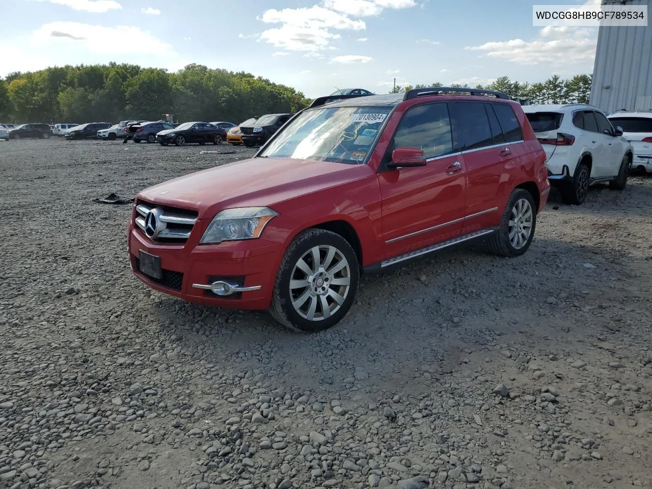 2012 Mercedes-Benz Glk 350 4Matic VIN: WDCGG8HB9CF789534 Lot: 70130904