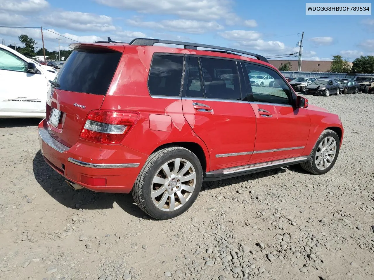 2012 Mercedes-Benz Glk 350 4Matic VIN: WDCGG8HB9CF789534 Lot: 70130904