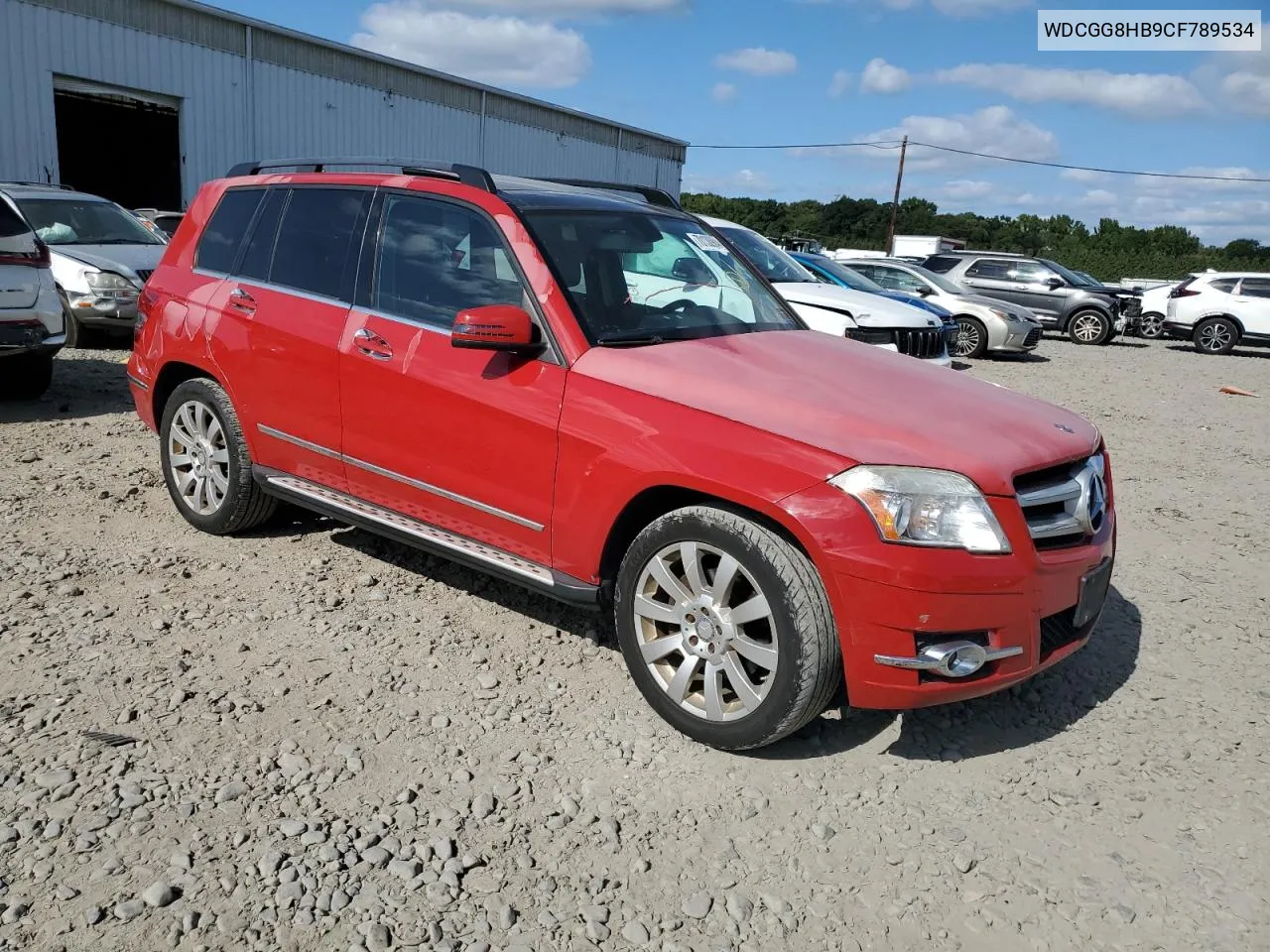 2012 Mercedes-Benz Glk 350 4Matic VIN: WDCGG8HB9CF789534 Lot: 70130904